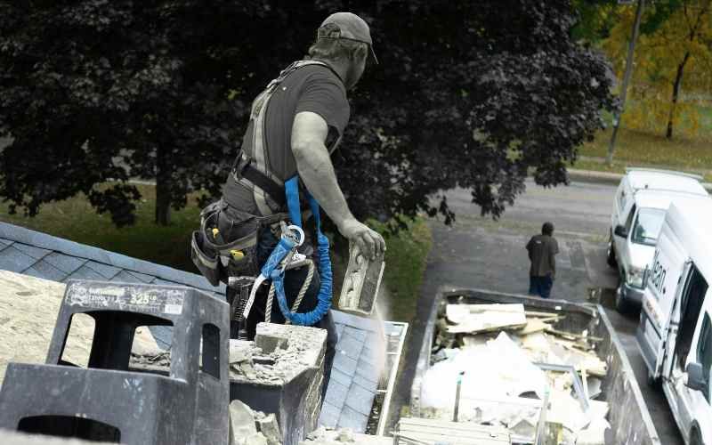 removing waste items from house